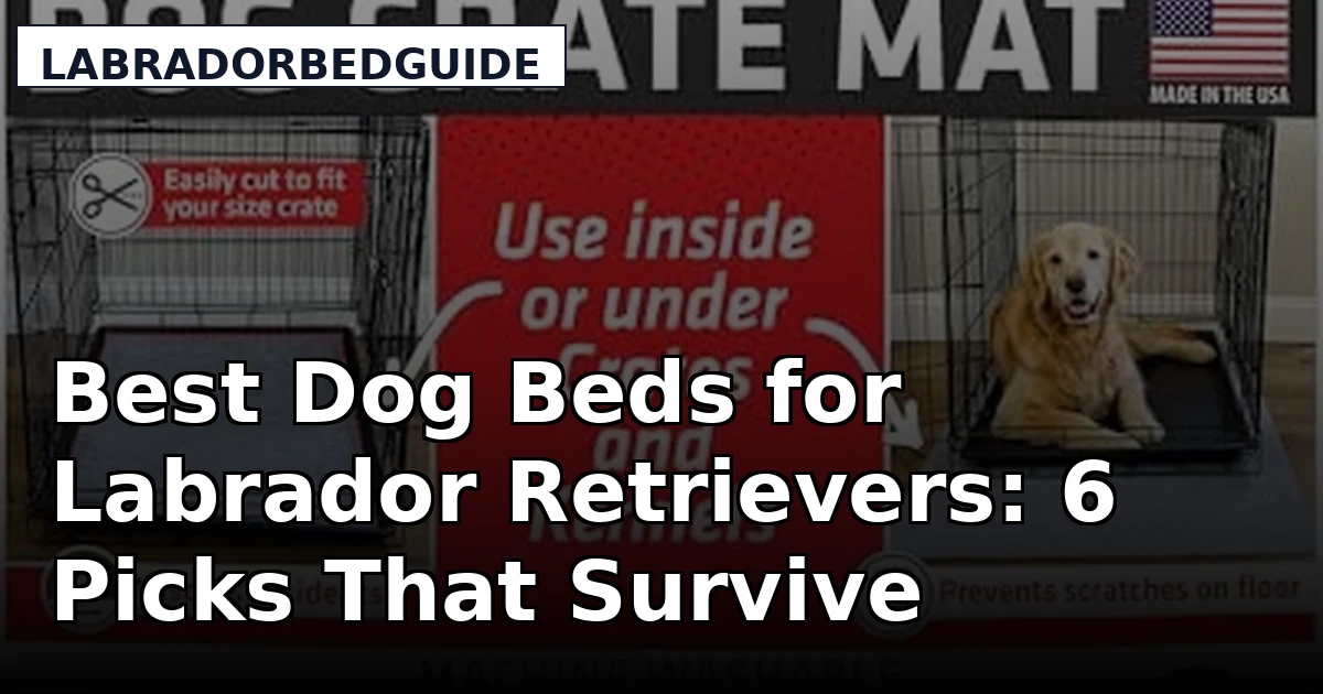 Best Dog Beds for Labrador Retrievers: 6 Picks That Survive Chewing