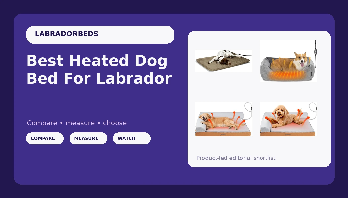 Best Heated Dog Bed For Labrador - LabradorBedGuide review with measurements and honest opinion