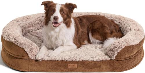 FUKUMARU Dog Bed, 37.4-Inch Large Orthopedic Dog Couch, Up to 55 lb