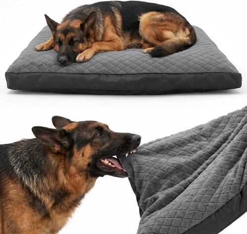 GASUR Indestructible Chew-Proof Dog Bed for Medium Dogs, Durable Crate Bed