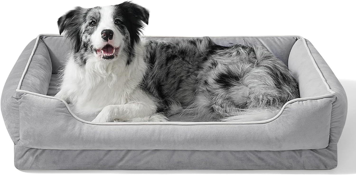 FAIRYPET Orthopedic Dog Bed